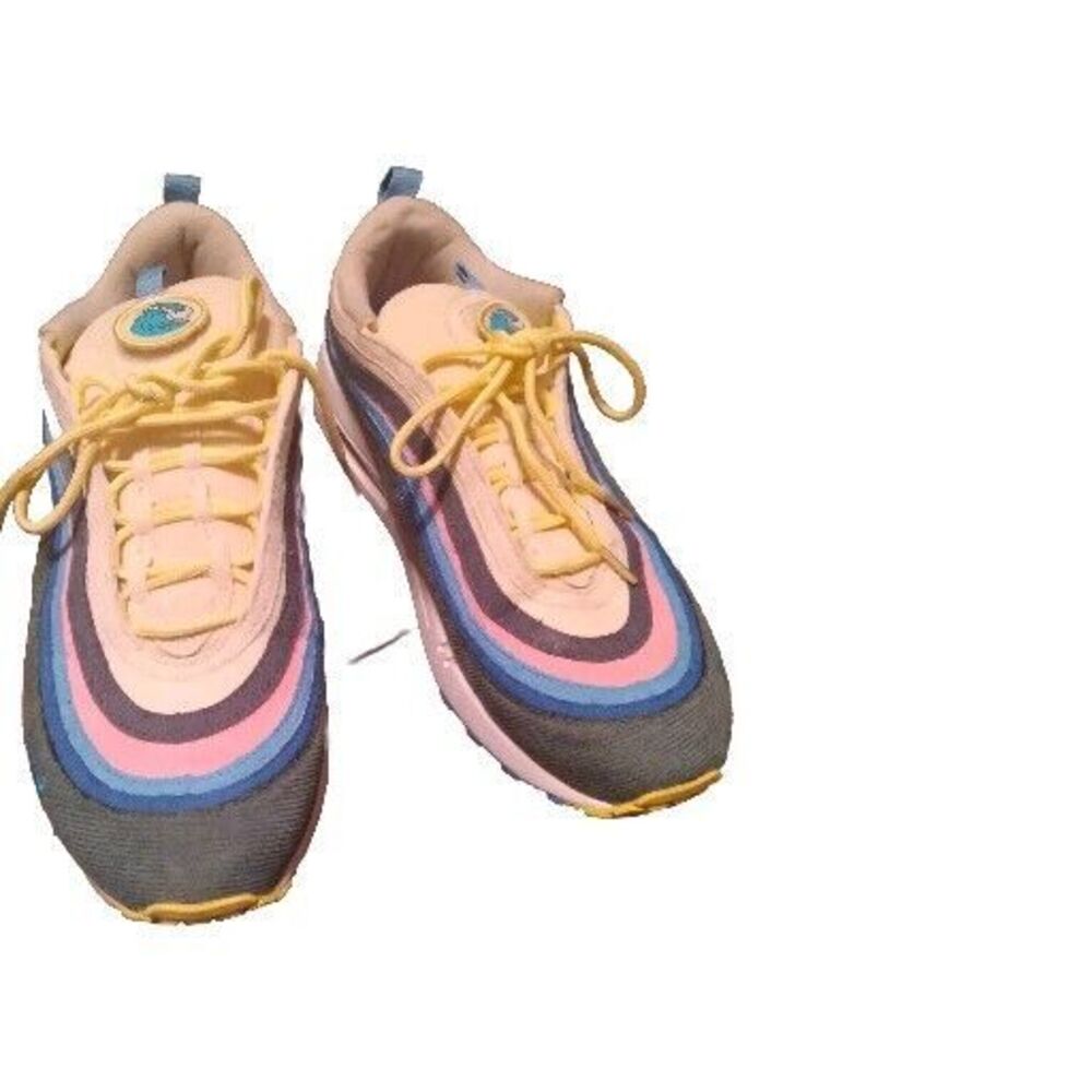Nike Air Max 97‎ Casual Running Shoes Striped Pastel Sneakers Comfy